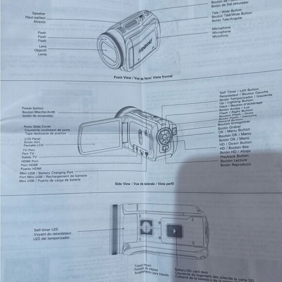 Polaroid DVC-00725F HD Camcorder - Black - Picture 7 of 14